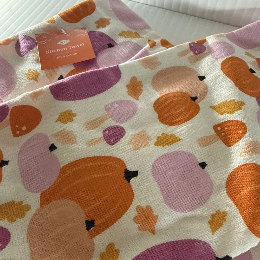 Ritz Pumpkin Kitchen Towel set of 2